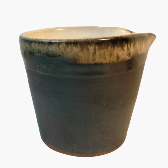 Stoneware Pitcher Cup Handle Pour Spout Yuzamashi Terracotta Stamped S P Rustic - Picture 4 of 9